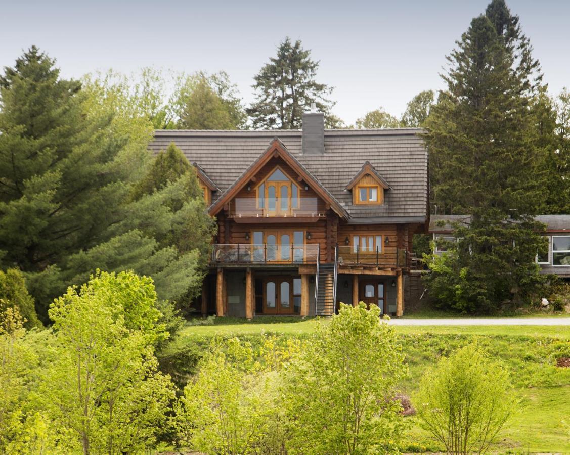 Hebergement "La Maison En Bois Rond" Sainte-Marie Exteriör bild