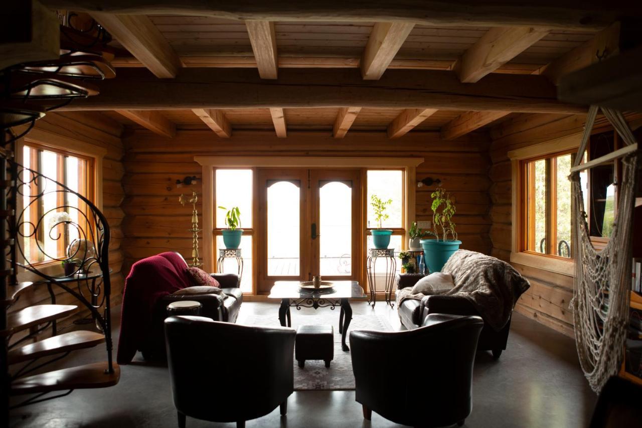 Hebergement "La Maison En Bois Rond" Sainte-Marie Exteriör bild