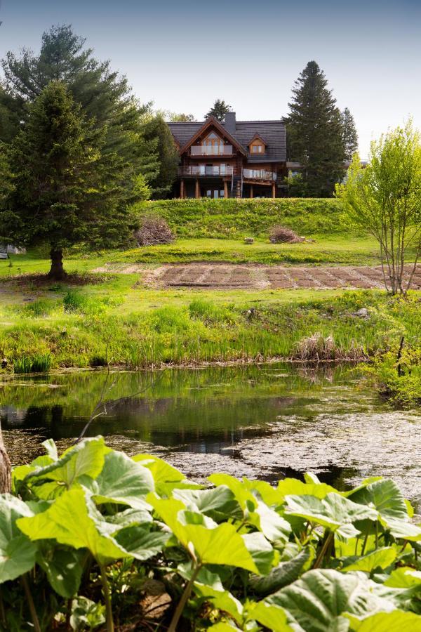 Hebergement "La Maison En Bois Rond" Sainte-Marie Exteriör bild