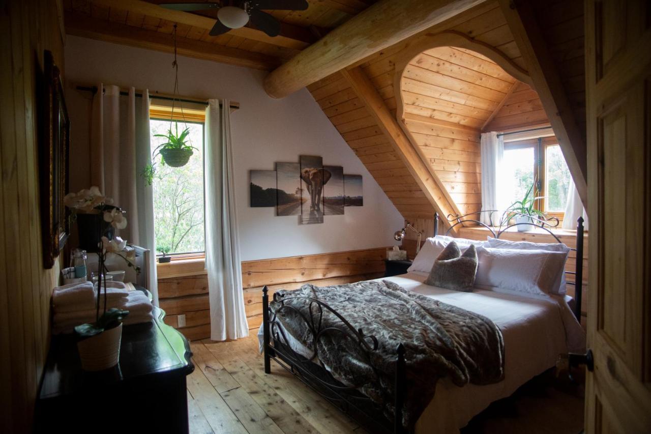 Hebergement "La Maison En Bois Rond" Sainte-Marie Exteriör bild
