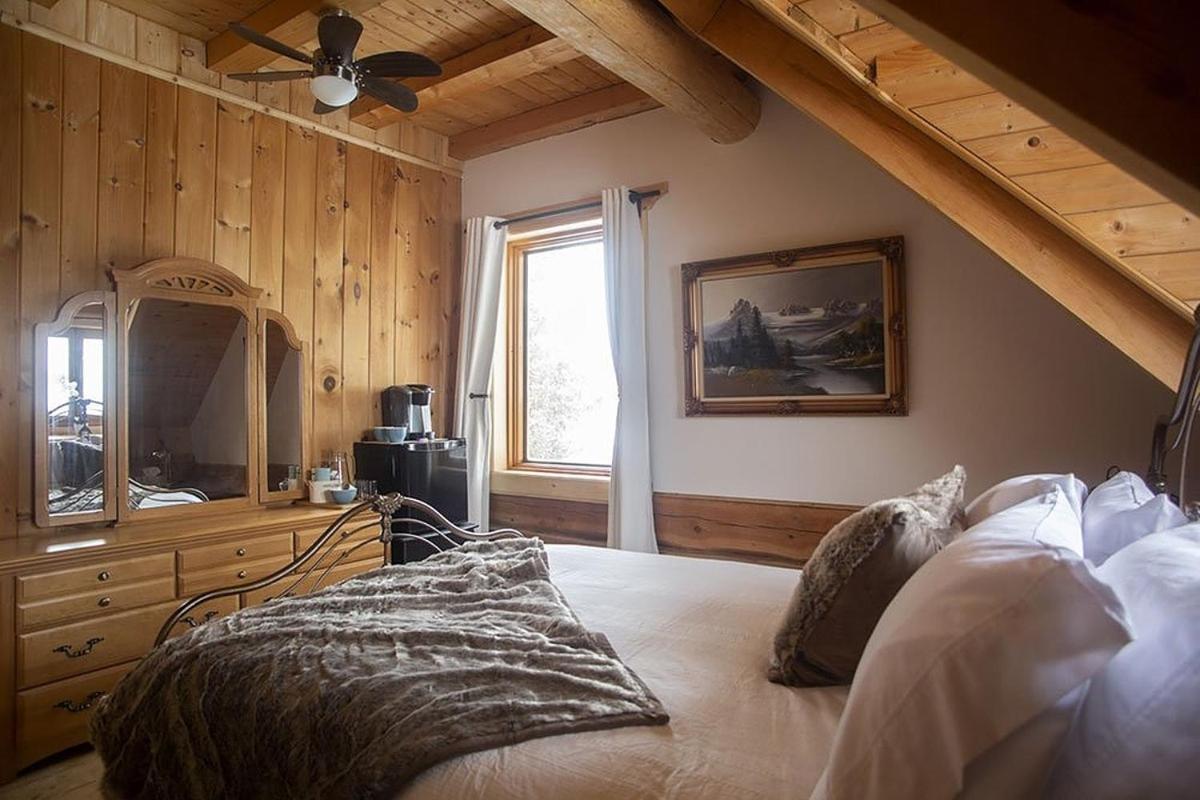 Hebergement "La Maison En Bois Rond" Sainte-Marie Exteriör bild